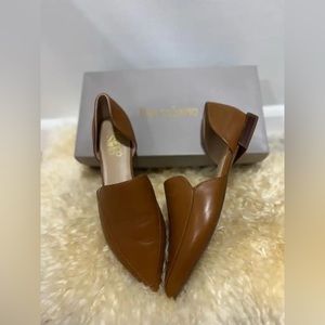New in Box FRANCO SARTO Flats Cognac size 7